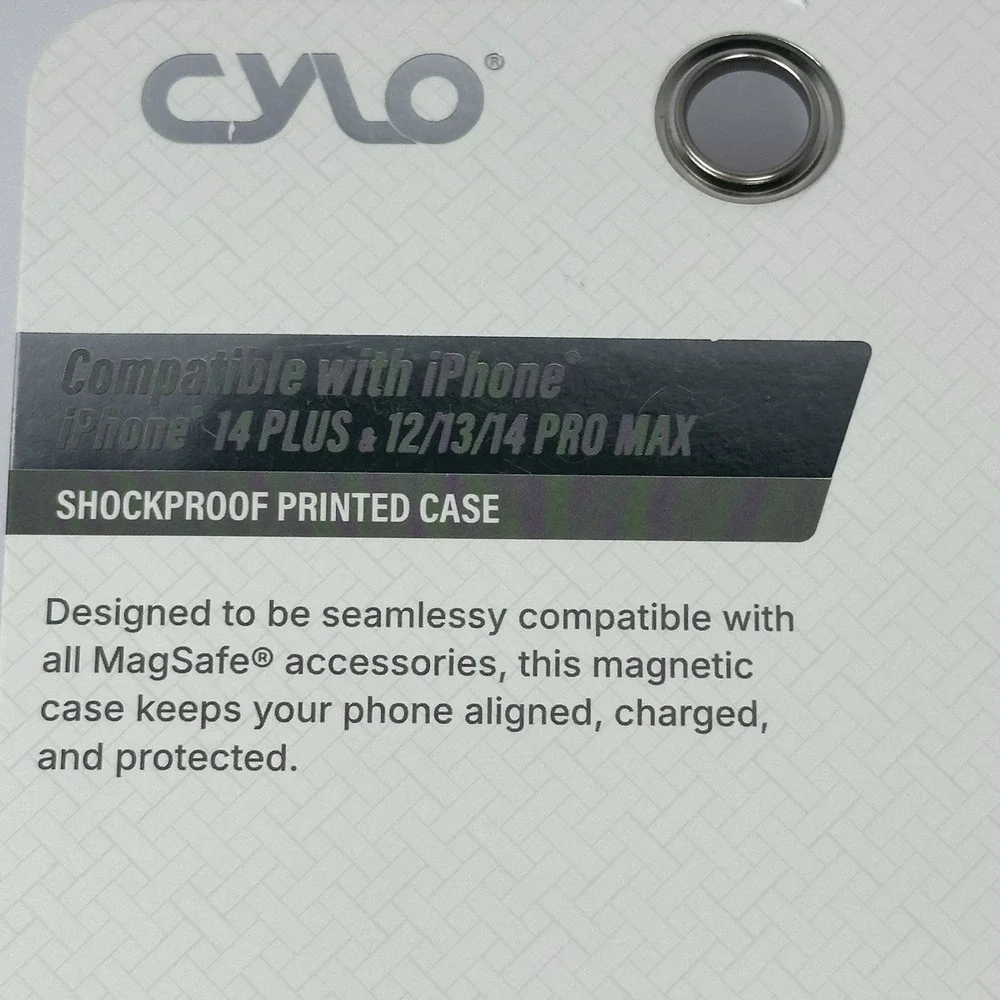 CYLO iPhone 13 14 Pro Max Case MagSafe Leopard Cherry Bow Shockproof Cute
